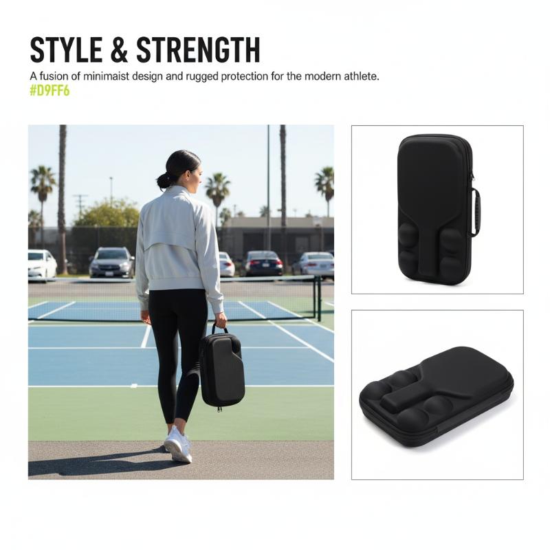 Women Bags Waterproof - กระเป๋าใส่ไม้พายพิกเกิลบอลสำหรับไม้พาย 2 อัน 4 ลูก กระเป๋ากันน้ำน้ำหนักเบาสำหรับผู้หญิงผู้ชายสำหรับการฝึกซ้อมและการแข่งขันประจำวัน