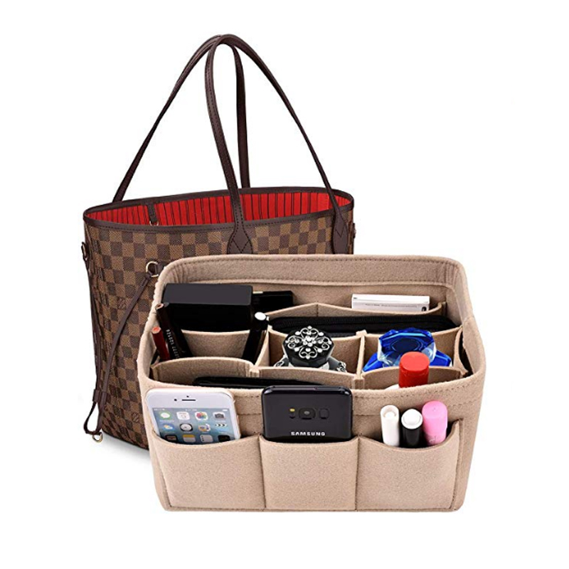 Women Bags Gucci - Make up Organizer ใส่กระเป๋าสําหรับกระเป๋าถือ,กระเป๋าเดินทางด้านในกระเป๋าเครื่องสําอางแบบพกพา,Fit กระเป๋าเครื่องสําอาง Fit