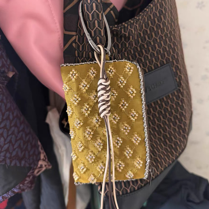 Women Bags With Wallet - กระเป๋าใส่ของจุกจิกขนาดเล็กสำหรับผู้หญิง กระเป๋าถือดีไซน์หรูหรา รุ่นใหม่ปี 2026 ทำจากโพลีเอสเตอร์ เย็บมือ