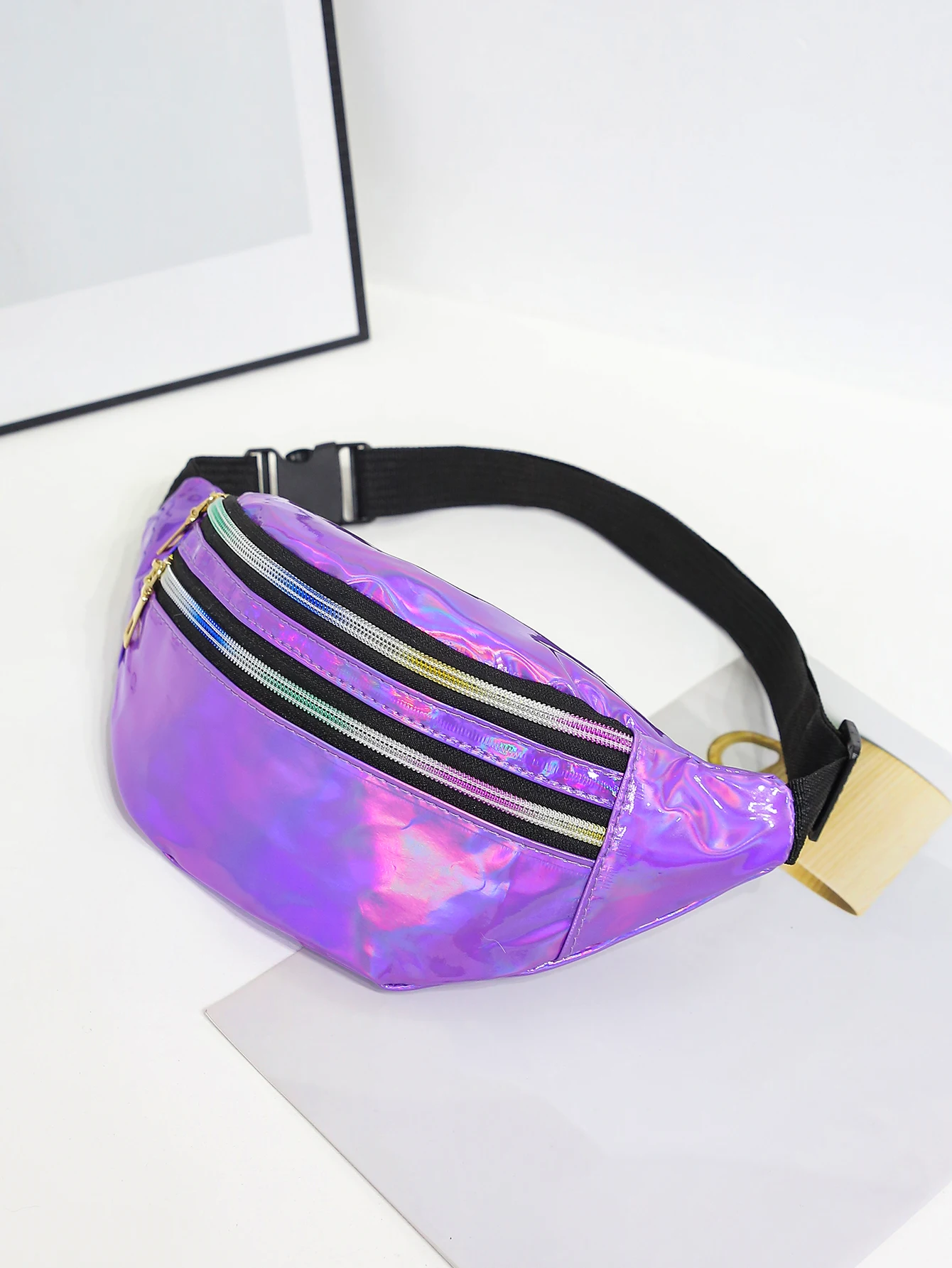 Women'S Bum Bags - กระเป๋าคาดเอวคาดเอวเลเซอร์สำหรับผู้หญิง, กระเป๋าคาดลำตัวกระเป๋าคาดเอวกระเป๋าคาดเอวแฟชั่นกระเป๋าคาดเอวกระเป๋าเดินป่าวิ่งท่องเที่ยว
