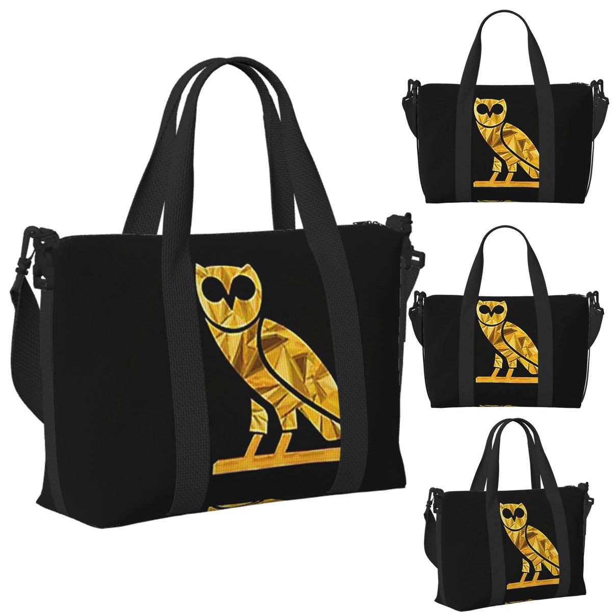 Women'S Bags Very - Custom OVO ตุลาคมของตัวเอง Drake นกฮูกกระเป๋าเดินทางชายหาดขนาดใหญ่ความจุ Tote
