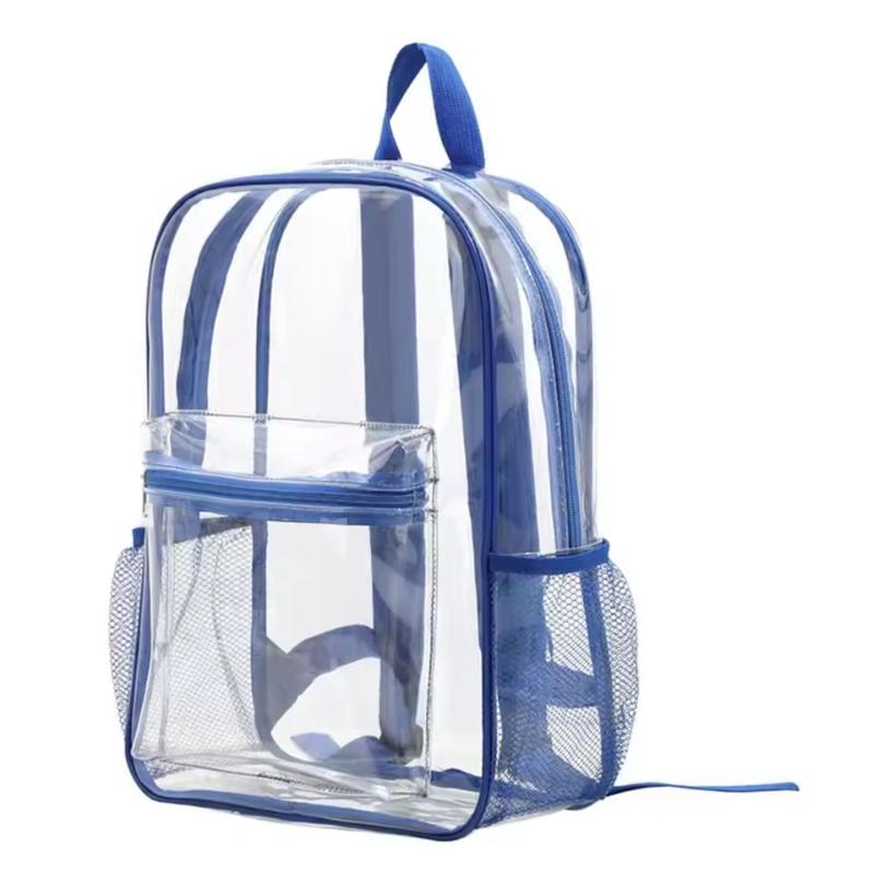 Women Bags Waterproof - กระเป๋าเป้สะพายหลังแบบใส ขนาดใหญ่ กันน้ำ กระเป๋าสะพายไหล่ PVC โปร่งใส