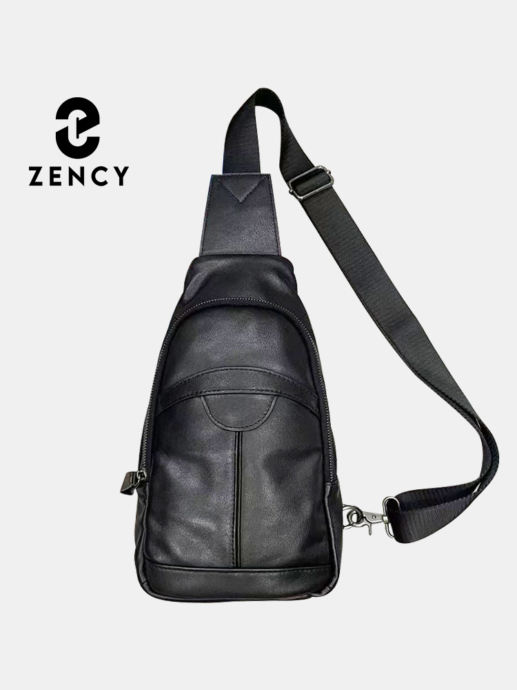Women'S Bum Bags - กระเป๋าคาดอก Zency รุ่น Unisex แฟชั่นทรงกล้วย กระเป๋าหนังแท้สำหรับกิจกรรมกลางแจ้ง