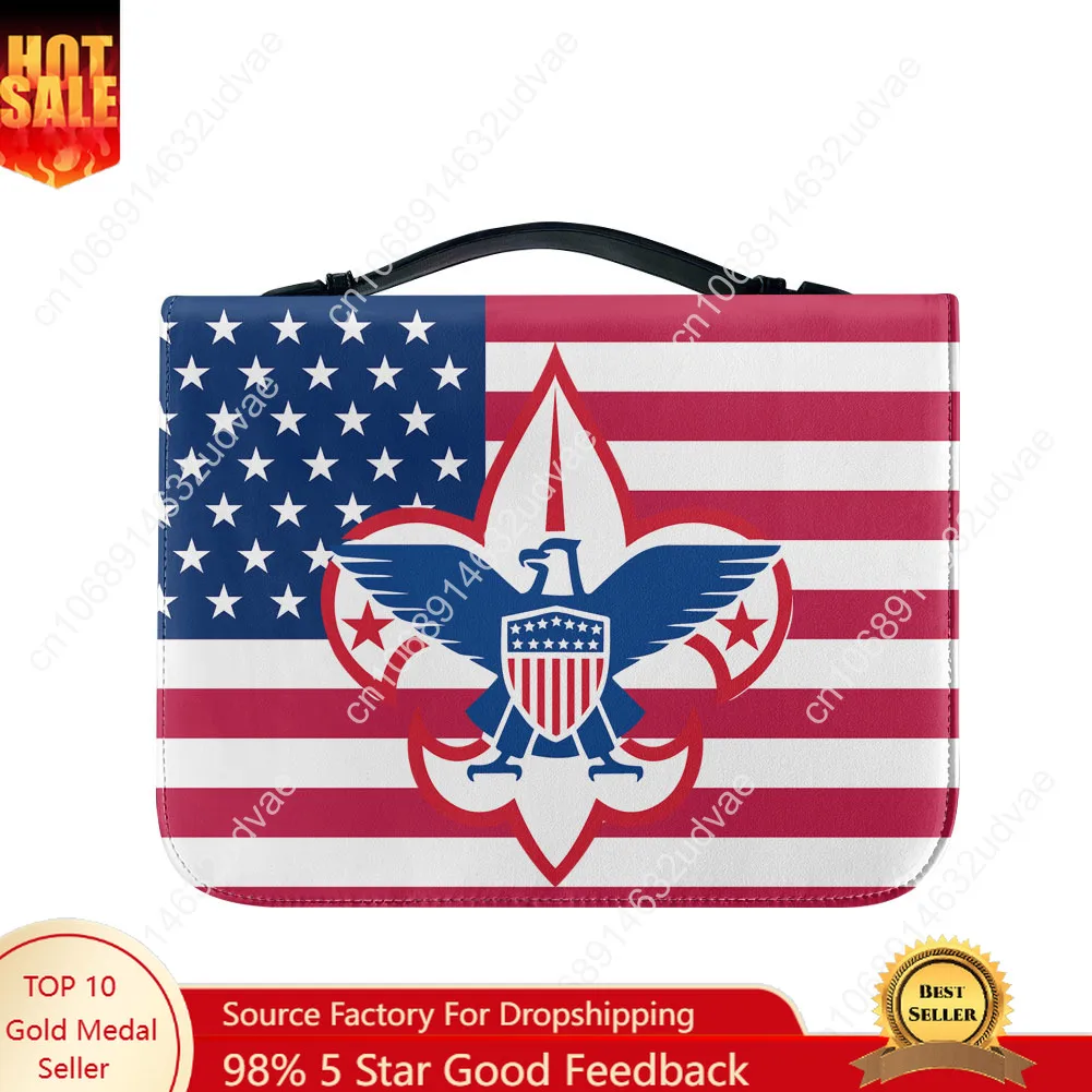 Women Bags Waterproof - กระเป๋าใส่พระคัมภีร์ของลูกเสืออเมริกา ของขวัญคริสเตียน ปกพระคัมภีร์แบบกำหนดเอง กระเป๋าหนังกันน้ำ คุณภาพสูง พร้อมกล่องบรรจุภัณฑ์