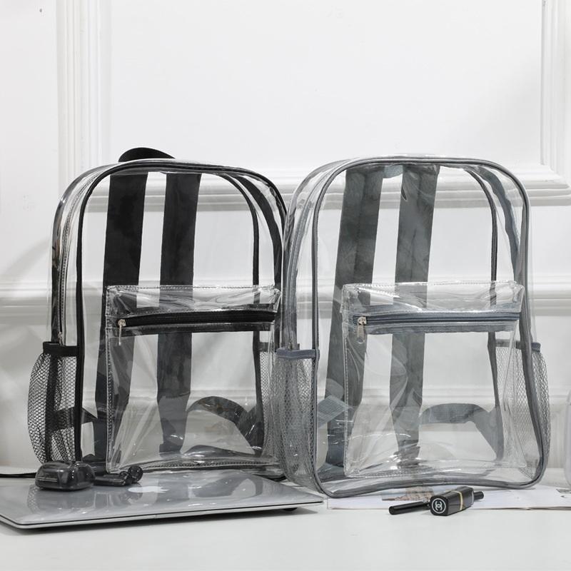 กระเป๋าเป้สะพายหลัง PVC โปร่งใ - Women Bags Waterproof บทวิจารณ์และราคา