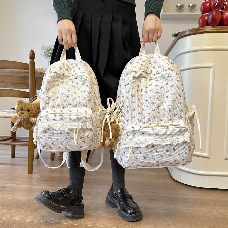 กระเป๋าเป้สะพายหลังผ้าลูกฟูกฤด - Women'S Young Bags บทวิจารณ์และราคา