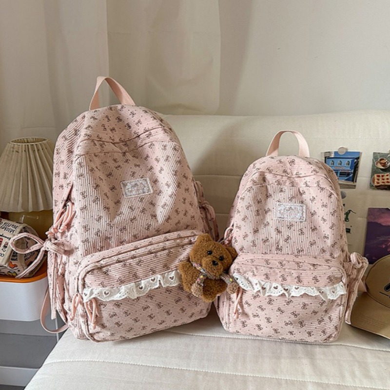 กระเป๋าเป้สะพายหลังผ้าลูกฟูกฤด - Women'S Young Bags บทวิจารณ์และราคา