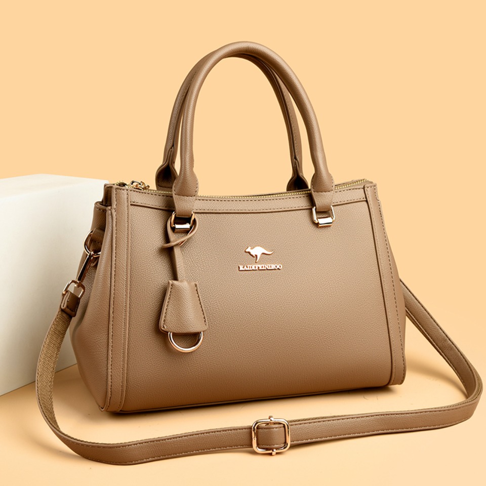 กระเป๋าถือสะพายไหล่หนัง PU นุ่ - Women Bags Work บทวิจารณ์และราคา