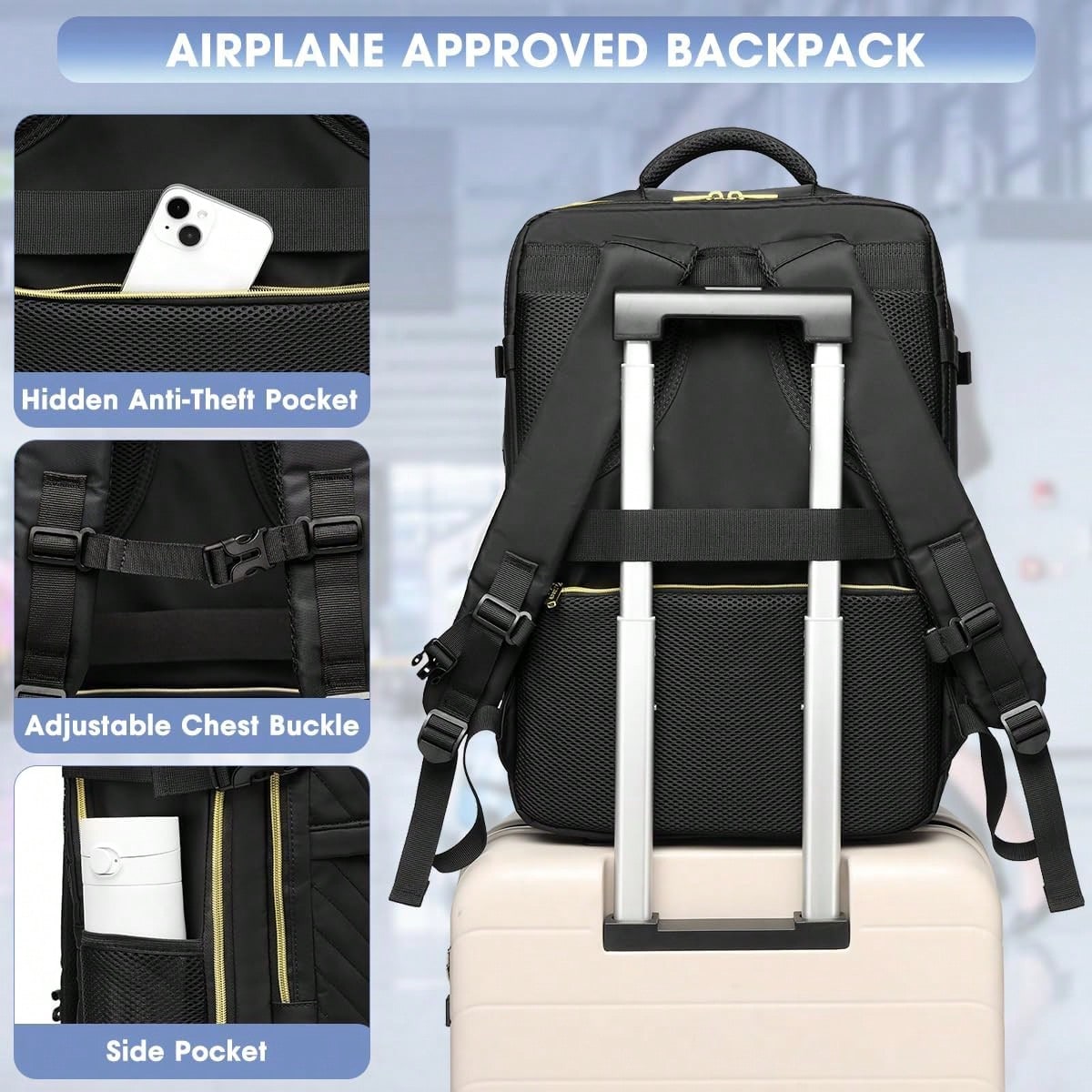 กระเป๋าเป้เดินทางขนาดใหญ่ - กร - Women Bags Waterproof บทวิจารณ์และราคา