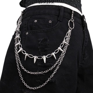 โซ่คาดเอวสไตล์ฮิปฮอป พังก์ร็อก - Women Bags With Wallet บทวิจารณ์และราคา