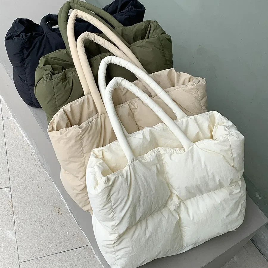 กระเป๋าบุนวมคอตตอนขนาดใหญ่สำหร - Women Bags Low Price บทวิจารณ์และราคา