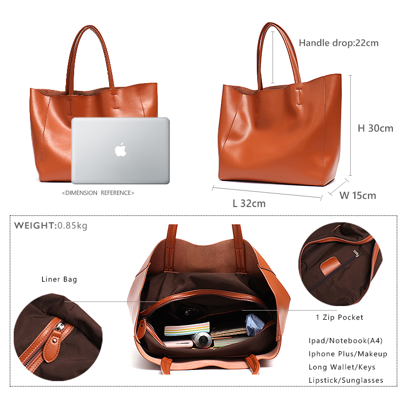 Minimalist Big Tote กระเป๋าผู้ - Women Bags Low Price บทวิจารณ์และราคา