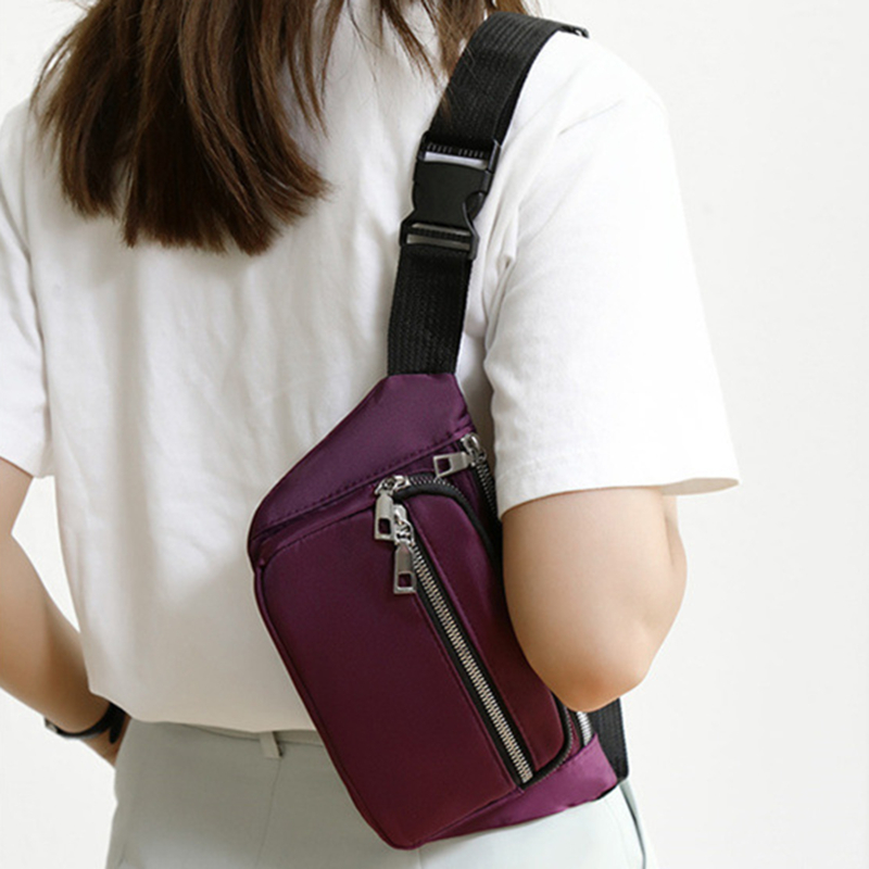 กระเป๋าคาดเอวผ้า Oxford แบบมีซ - Women'S Bum Bags บทวิจารณ์และราคา
