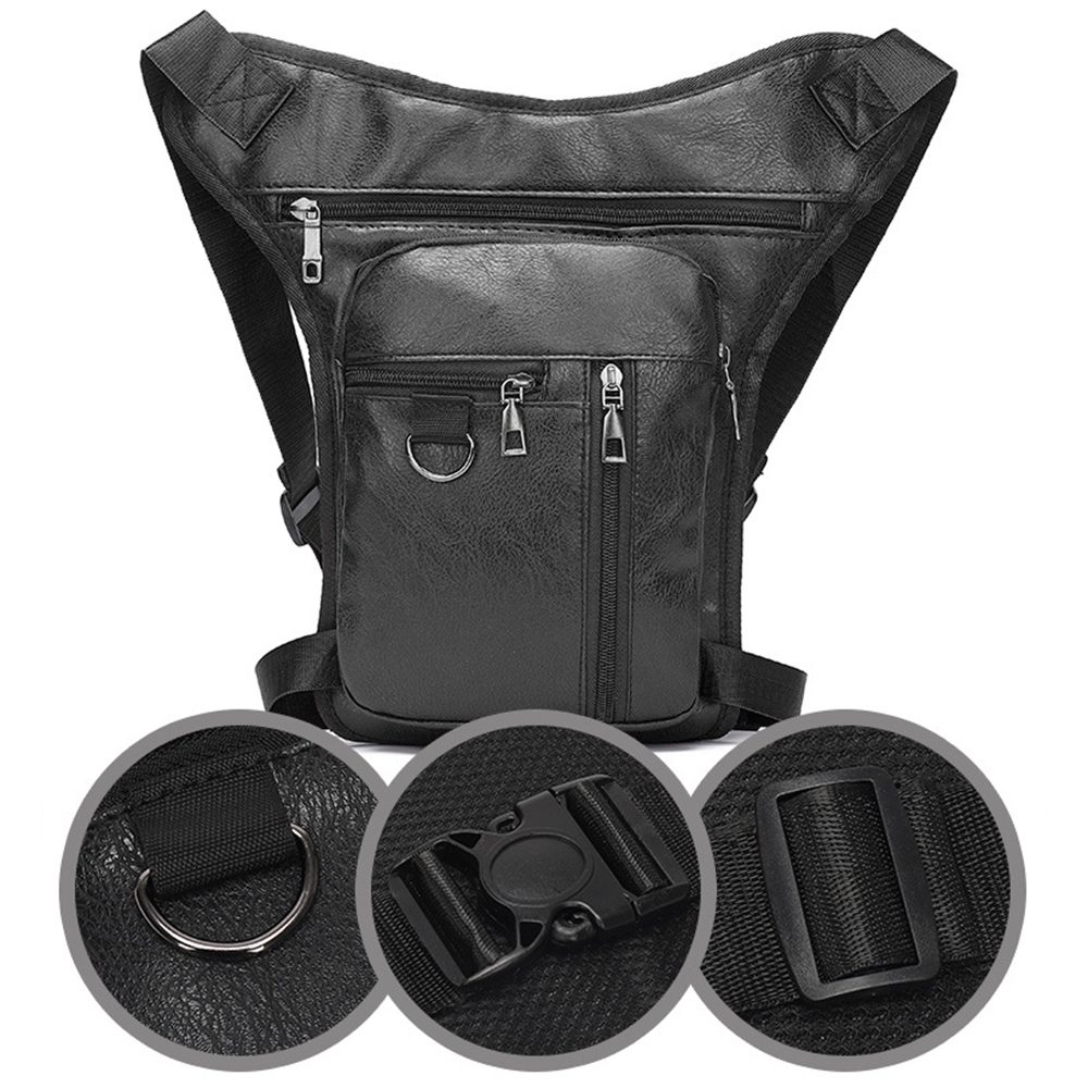 Pu หนังวางขากระเป๋าต้นขาสะโพก  - Women'S Bum Bags บทวิจารณ์และราคา