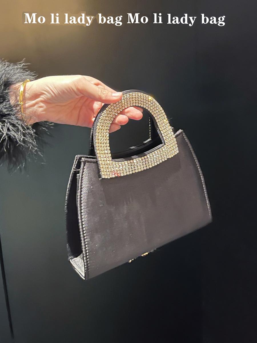 กระเป๋าถือผ้าไหมทรงสี่เหลี่ยมเ - Women'S Young Bags บทวิจารณ์และราคา