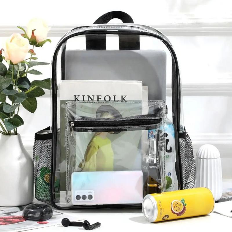 กระเป๋าเป้สะพายหลัง PVC โปร่งใ - Women Bags Waterproof บทวิจารณ์และราคา